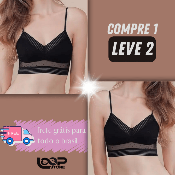 Sutiã Invisível Confort Bella - Compre 1 Leve 2