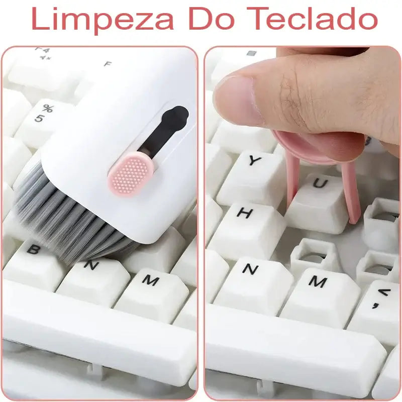 Kit De Escova Para Limpeza De Teclado 7 em 1