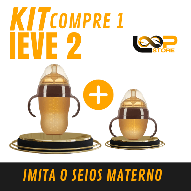 Mamadeira Loop® Imita o Seio Materno - Promoção + Frete Grátis