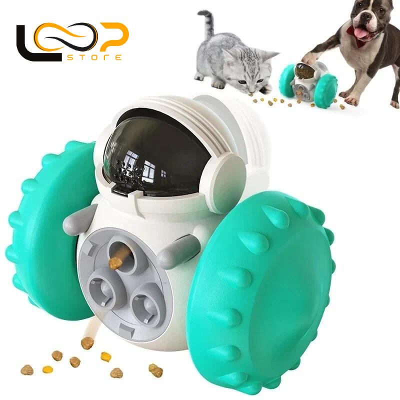 Brinquedo Interativo para Pets - RobôLoop Alimentador de Ração