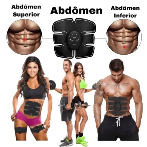 Tonificador Estimulador Abdominal Elétrico Smart Fitnes