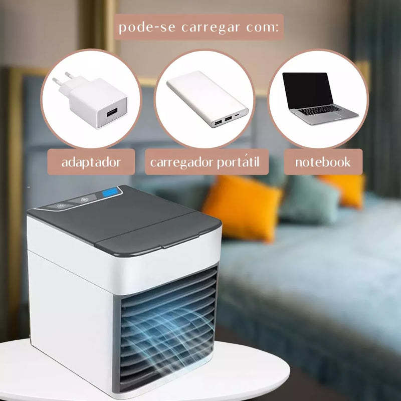 Mini Ar Condicionado Climatizador  - Umidificador Loop Store - Últimas unidades 🔥