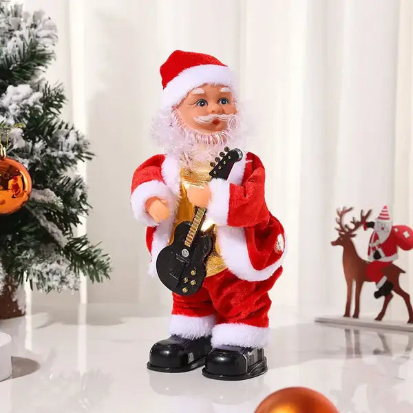 Papai Noel Dançarino Eletrônico Para Decoração De Natal