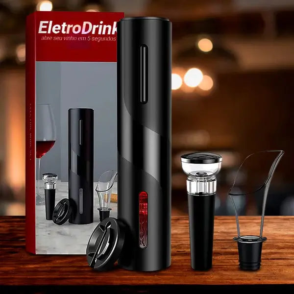 Abridor de Vinho Premium Loop™ ORIGINAL + 3 Brindes Grátis