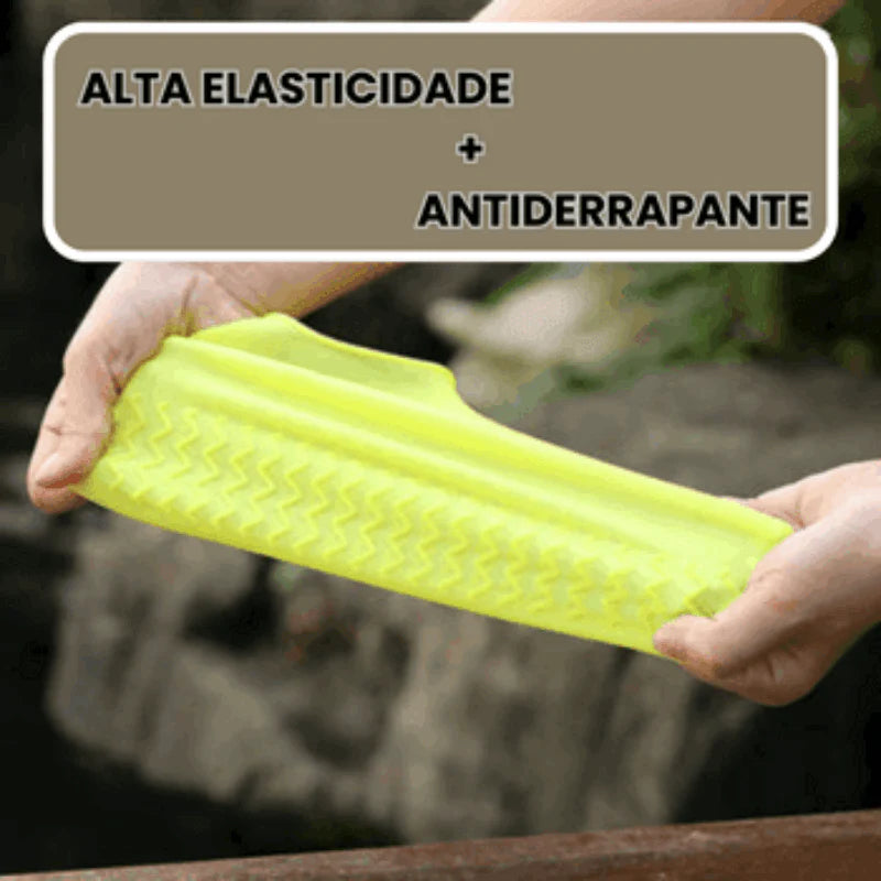 Protetor De Calçado De Silicone Impermeável Para Chuva Antiderrapante Capa Para Tênis