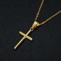 Corrente com Crucifixo Banhada a Ouro – Elegance