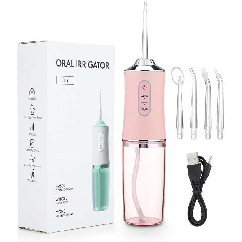 Irrigador Oral Fio Dental Carregador USB