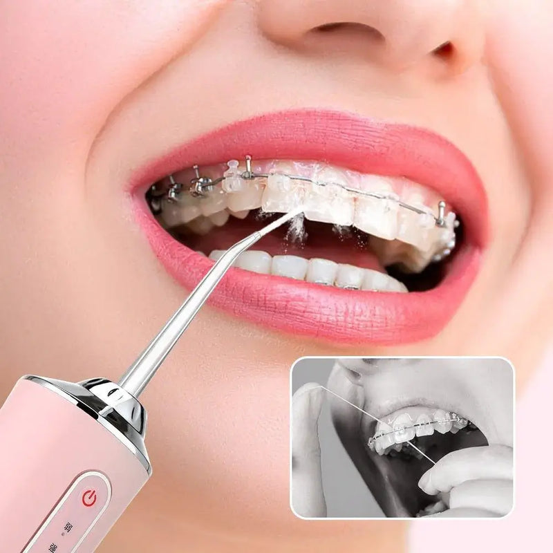 Irrigador Oral Fio Dental Carregador USB